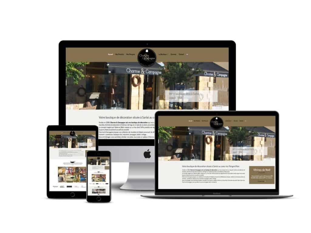 conception site internet de magasin et de boutique